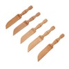 Handmade Wooden Butter Knife Jelly Cheese Spreaders Sandwich Condiment Spreaders