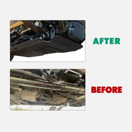 totiancong Aluminium Skid Plate for Harley Touring Street Glide Road Glide Road King CVO Road Glide Limited 2014-2023 2024 Lower Engine Base Chassis Guard for Harley Davidson Accessories，Black