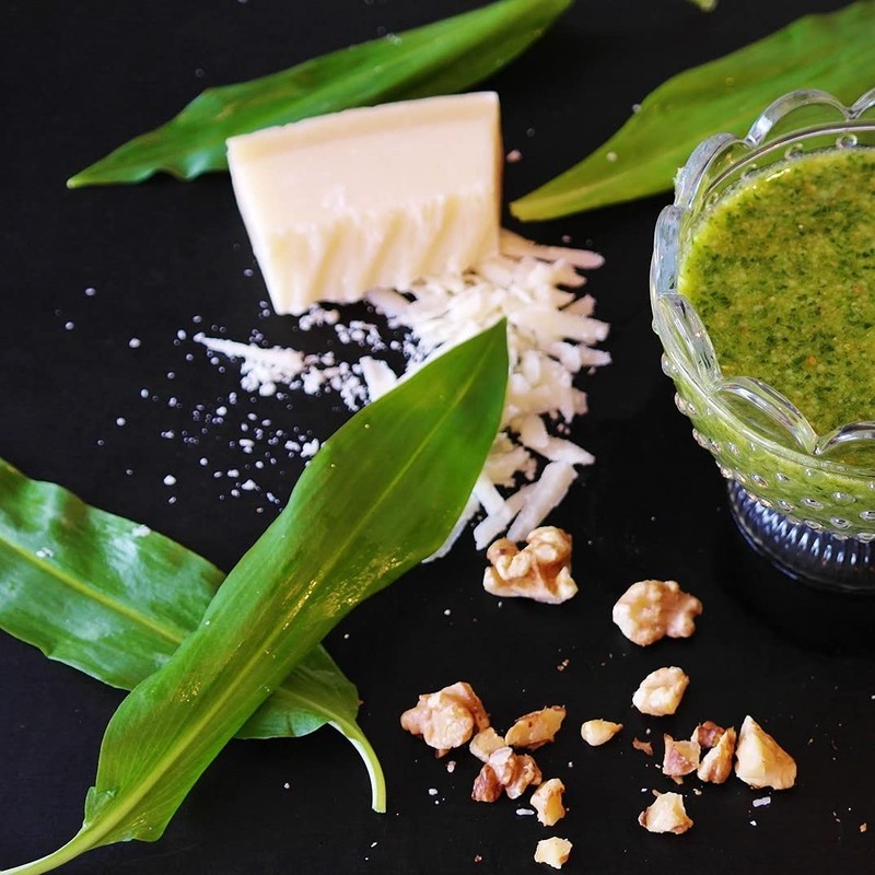 Wild garlic (125g, 4.4oz), bear garlic 100% natural, wild garlic