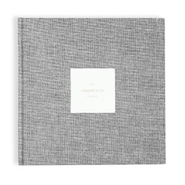 Christmas Memories Journal by Promptly Journal - Grey Tweed - Holiday Journal and Memory Preservation Activity for the Whole Family, Includes Pre-Written Prompts for 30 Years of Christmas Entries and Spaces for Photos