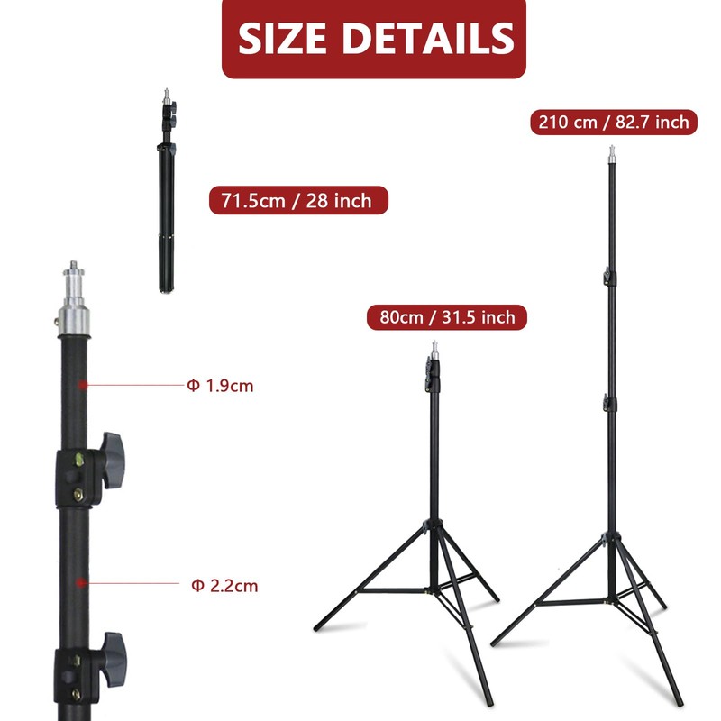 Solwim 2 Pack VR Tripod Stand, HTC Vive Base Station