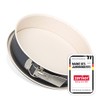 Zenker 7812 Springform Crème Noir mit 1 Boden, Durchmesser 28