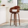 Christopher Knight Home Clyo Barstool, Cognac Brown + Chrome +