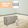 ibasenice Rabbit Hay Feeder, Hanging Feeding Hay Rack Rabbit Guinea