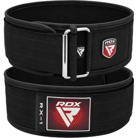 RDX Weight Lifting Belt - AUTO Lock 4” Premium Adjustable Gym Belt for Olympic Cross Training - Support for Men Women Functional Fitness Workout - WOD Powerlifting Bodybuilding Weightlifting Deadlift