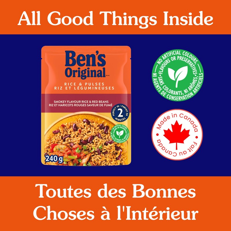 BEN'S ORIGINAL Rice & Pulses Smokey Flavour Red Beans and