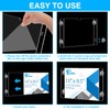 EHWINE 2 Pack Acrylic Window Sign Holder 8.5×11 Horizontal with