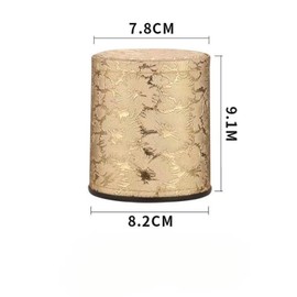 Dice Cups Fashion Dice Storage Containers， Leather Dice Cup for Board Games, Leather Dice Cup Set with 6 Dot Dices (2 pcs) (Yellow-Golden)