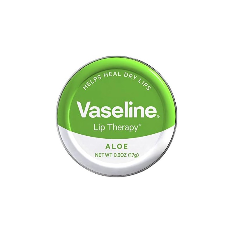 Vaseline Therapy Lip Balm, Aloe Vera 0.6 oz (Pack of
