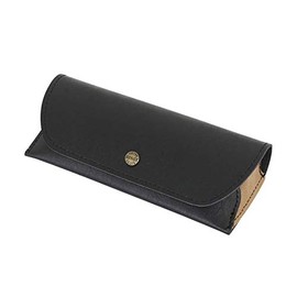Dulton Glasses Case, Caravan, Black, Height 3.0 x Width 6.7 x Depth 1.6 inches (75 x 170 x 40 mm), GLASSES CASE ''CARAVAN'' BLACK A925-1251BK