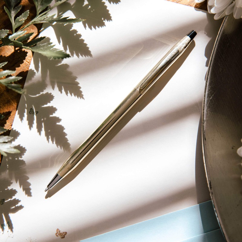 Cross Classic Century Brushed Black PVD Fountain Pen with Medium