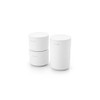 Brabantia Storage Pot Set of 3, White