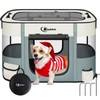 Dog Playpen,Cat Pet Puppy Pen,Portable Playpens for Dogs Indoor Outdoor