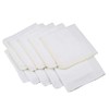 Isamu Shokai 100% Cotton Gauze Handkerchief, Plain, 12.2 x 12.2