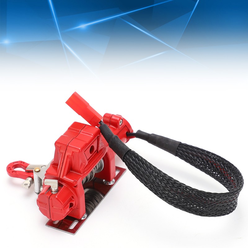 RC Automatic Winch and Wireless Remote Controller Receiver Simulation for