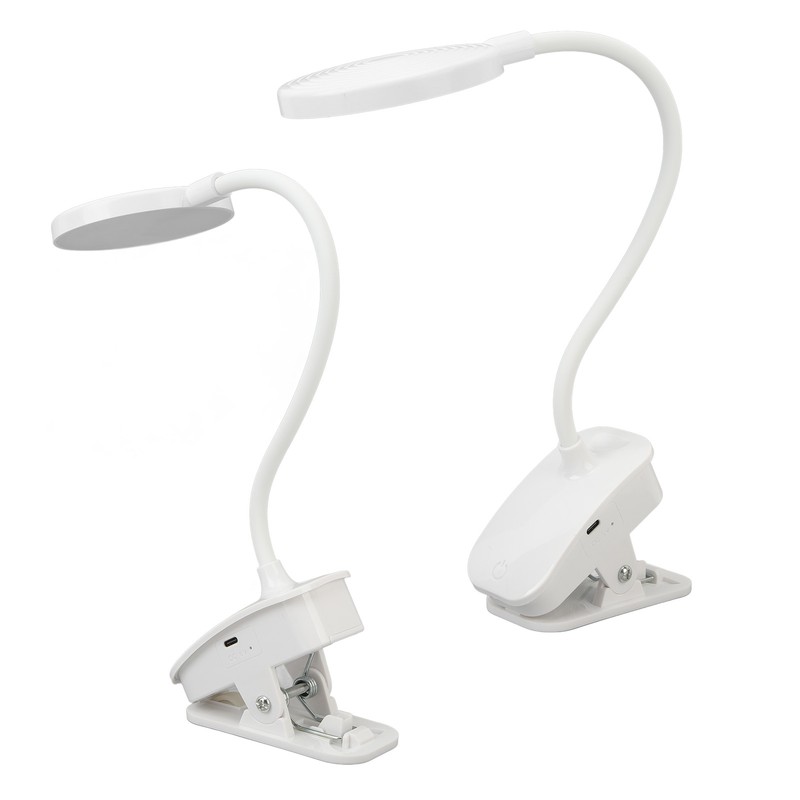 LED Clip Lamp Desk Table Foldable USB Eye Protection Study