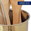 Darware Hammered Gold Kitchen Utensil Holder / 7-Inch Tool Caddy,