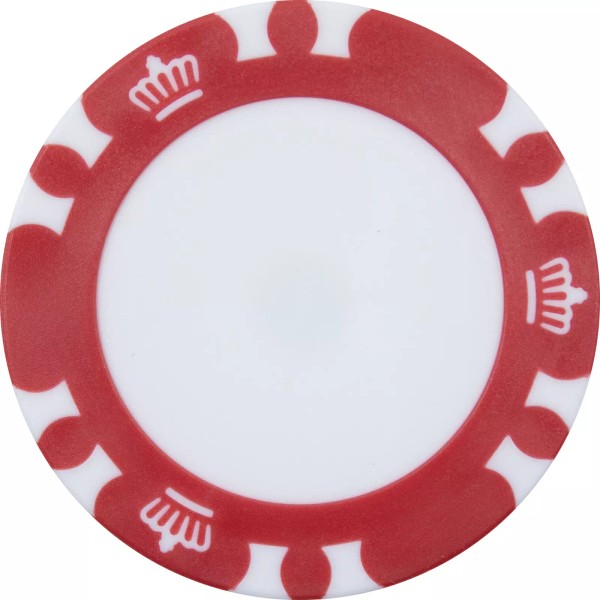 Unbranded Red Magnetic Poker Chip | Golf Ball Markers |