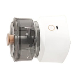 DAUERHAFT Electric Food Chopper, Food Grinder Multifunctional Durable Safe for Vegetables (White)