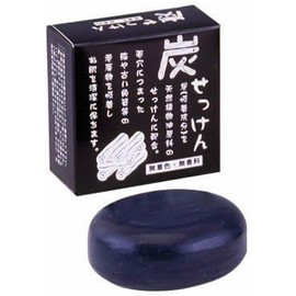 Charcoal Soap, 3.5 oz (100 g) x 4 Packs