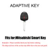 HIBEYO TPU Key Fob Cover for Mitsubishi Lancer EX Evolution