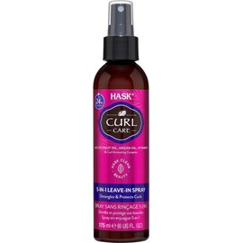 HASK, Spray para Rizos, 5 en 1, Anti-Frizz, Desenreda, Protege los Rizos, Libre de Sulfatos, Parabenos, Ftalatos y Gluten, 175 ml