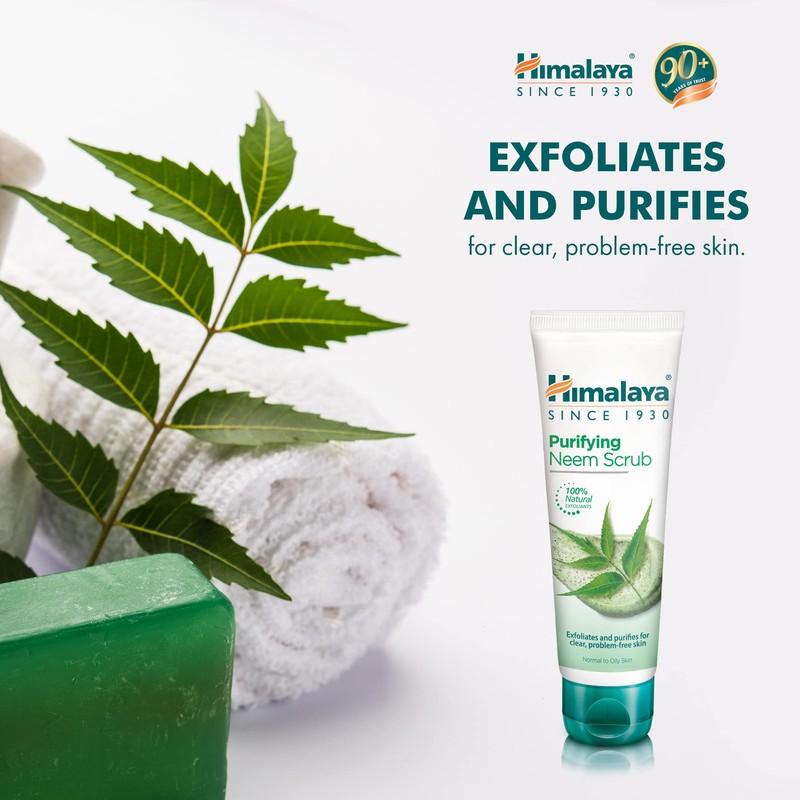 Himalaya Purifying Neem Scrub Helps Fights Pimples, Prevents Marks, Controls