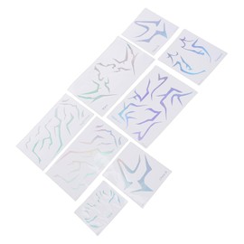 BRRNOO Kpop Anime Cosplay Kpop Theme Pegatinas Temporales para Juegos de Rol y Fiesta Anime Theme (Tipo 2)