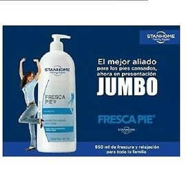 Lorelis Lab STANHOME Fresca Pie 930 ml. Crema para pies cansados. ¡El descanso que tus piernas siempre soñaron! Loción relajantes para pies y piernas 