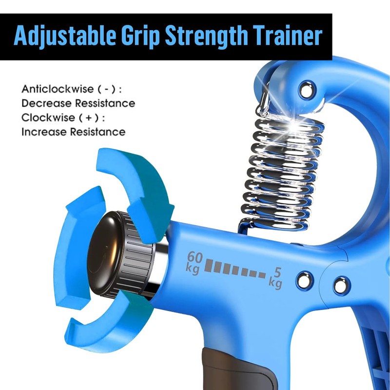 Hand Trainer, Set of 2 Hand Trainer, Forearm Trainer, Adjustable