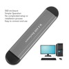 M.2 SSD Enclosure Type C USB Dual Interfaces Aluminum Alloy