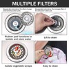 JSTHHTT 2 Pack Kitchen Sink Plug Strainer, Kitchen Sink Strainer