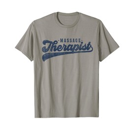 Massage Therapist Cute Vintage Graphic T-Shirt