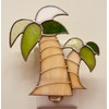 Palm Tree Stained Glass Night Light: Premium Handmade in USA