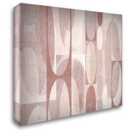 ArtDirect Mullan, Michael 20x20 Gallery Wrapped Canvas Museum Art Titled: Mod Pods Blush