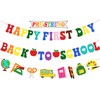Happy First Day Back To School Banner Decorations for Home