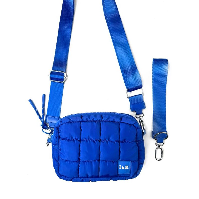 The Iris Accessory Puff Bag (#24231) - Crossbody Bag:_Wine