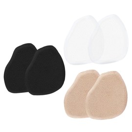 WOONEKY 3 Pairs High Heel Inserts Transparent Forefoot Cushion Pads for Women Comfortable Shoe Inserts Reduce Friction Discomfort Breathable Lightweight Design