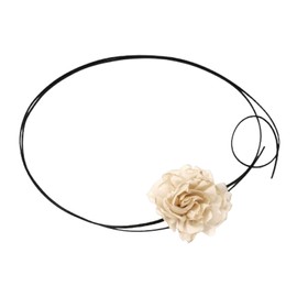 Waist Chains for Women,Vintage Flower Body Chain Elegant Camellia Floral Belly Belt Body Jewelry, Large, Fabric, No Gemstone