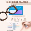 Kafirlo Oversize Bifocal Reading Glasses Women Cat Eye Blue Light