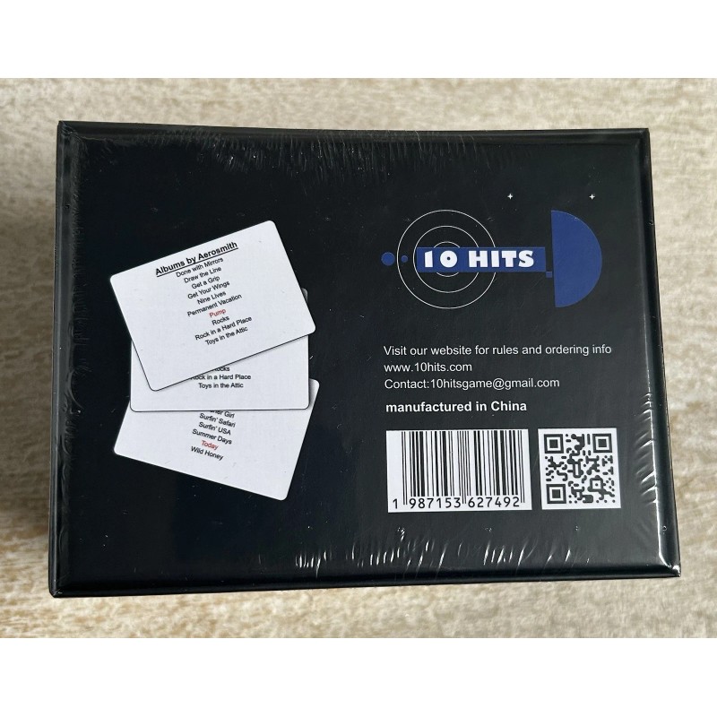 GAME 10 Hits Ultimate Music Trivia Game 375 Questions New