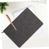 Ciieeo 1pc Schedule Book Portable Diary Notebook Grey for Students