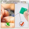 DICOSMETIC 50Pcs 5 Colors Needle Threader Simple Wire Loop Tools