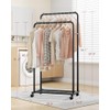 Sakugi Clothes Rack - Clothing Rack with Storage Mesh Shelf