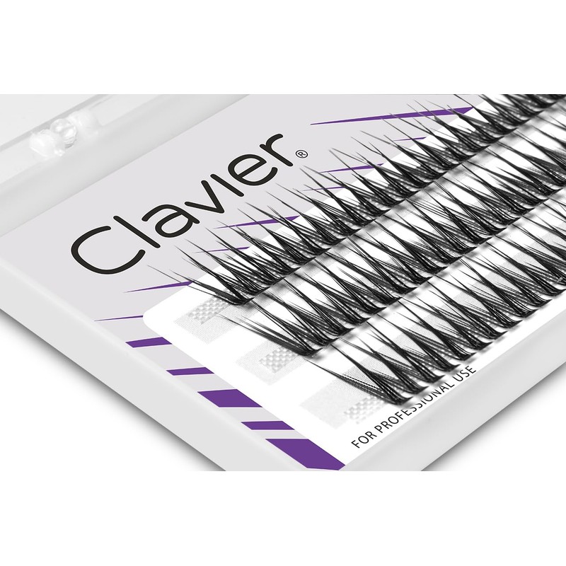 Clavier Eyelash Clusters V&L Shape Eye Make-Up Cat Eye Effect
