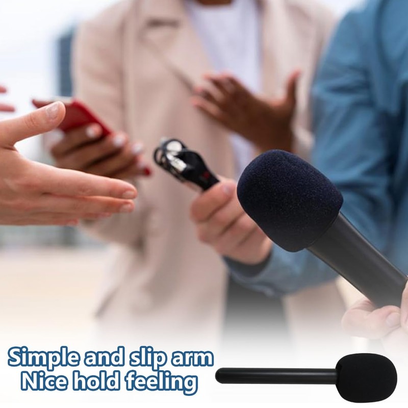 Black Microphone Adapter Handheld Mount for DJI MIC 1 and