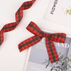 Lezevn 2 Rolls 20 Yards Christmas Scottish Tartan Ribbon Gingham