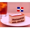 100 Pcs Dominican Republic Toothpick Flag Dominican National Small Mini