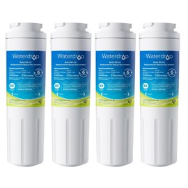 Waterdrop EDR4RXD1 Replacement for EveryDrop® Filter 4, Whirlpool® UKF8001, 4396395, Maytag® UKF8001AXX-200, UKF8001AXX-750, WD-F07, Refrigerator Water Filter, 4 Filters