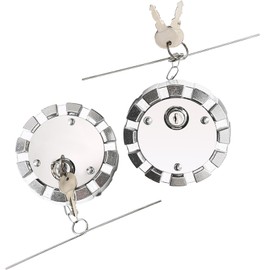 JKIANTECH Locking Diesel Fuel Cap (2pcs), Compatible with Kenworth Peterbilt Freightliner Western Star Semi Truck, 3 1/2"-5.5 UNC-2B Diesel Gas Tank Cover, Replaces 572.1036, SNV431089